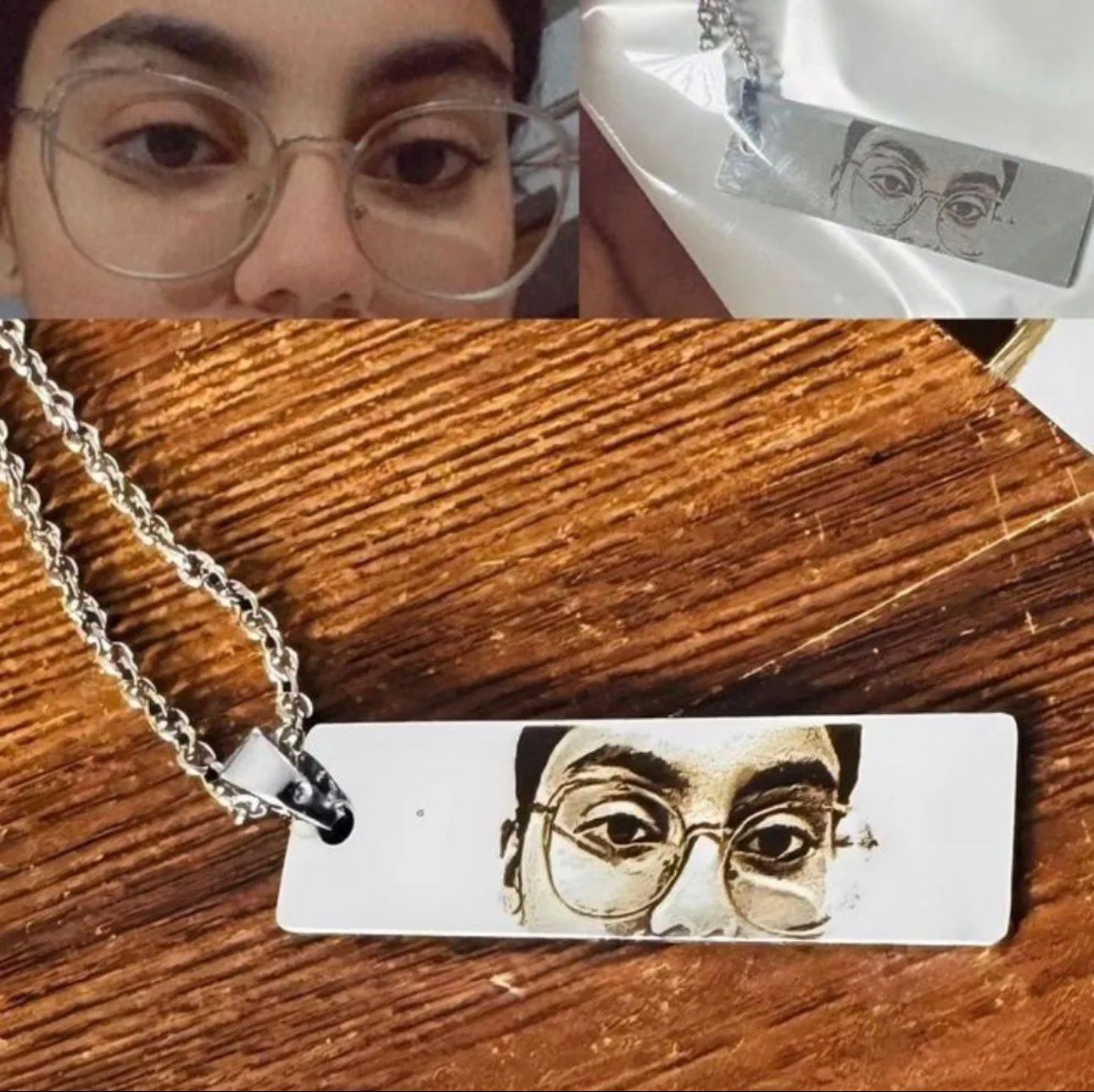 Personalized Eye Necklace